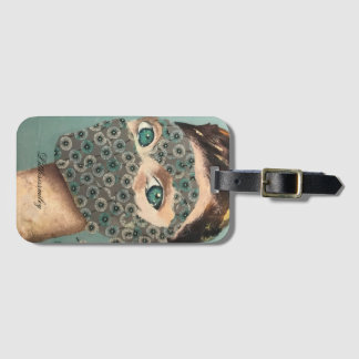 Luggage tag Masked Woman