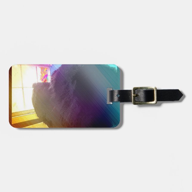 Luggage Tag Newfoundland Dog (Front Horizontal)