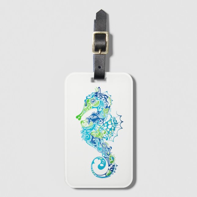 Luggage Tag-Seahorse Tag (Front Vertical)
