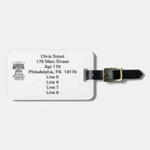 Luggage Tag - Style A (Personalized)