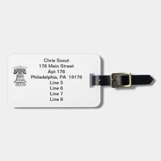 Luggage Tag - Style A (Personalized)
