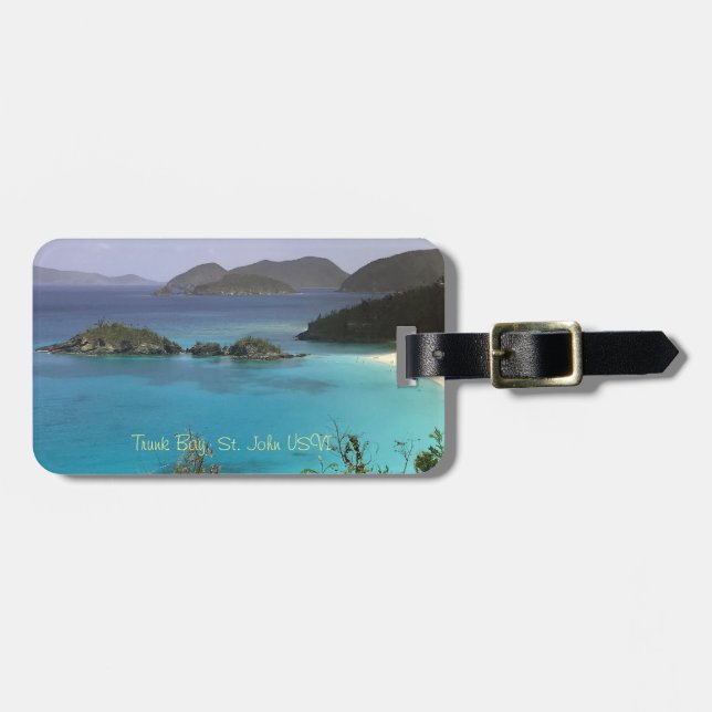 Luggage Tag U.S.V.I. (Front Horizontal)
