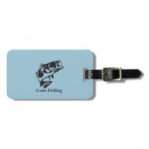 Luggage Tag w/ leather strap
