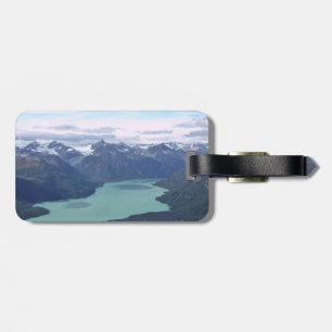 Luggage Tag w/ leather strap of Alaska scenes