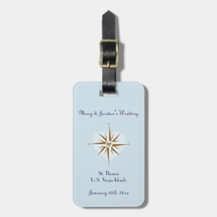 Luggage Tag Wedding Favours - Destination Wedding