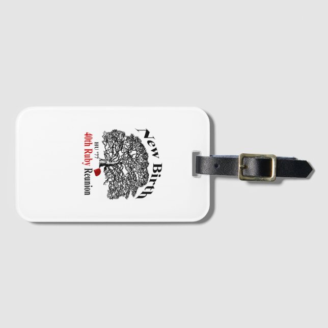 Luggage Tag with Business Card Slot (Front Horizontal)