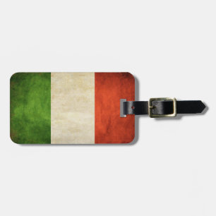 Luggage Tag with Dirty Flag from Italy