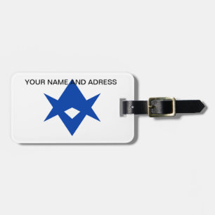 Luggage Tag with Flag of Toyota City
