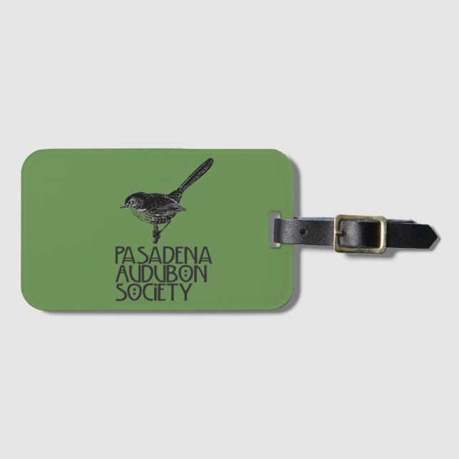 Luggage Tag with Vintage Logo (Front Horizontal)