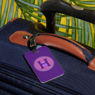 Luggage Tag Yoga Zen - Personalized - Add Initial