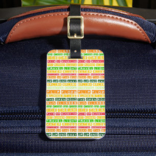 Luggage Travel Quotes Tag