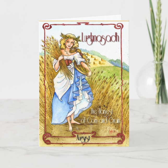 Lughnasadh Greeting Card (Front)