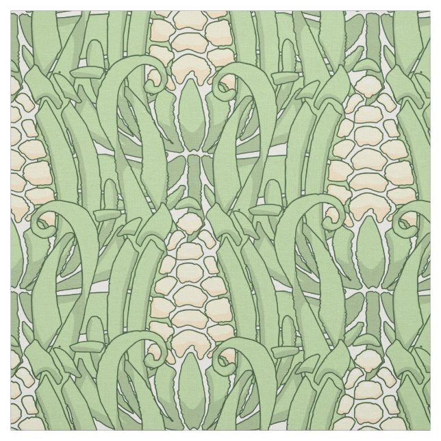 Lughnasadh Sweet Corn Fabric (Swatch)