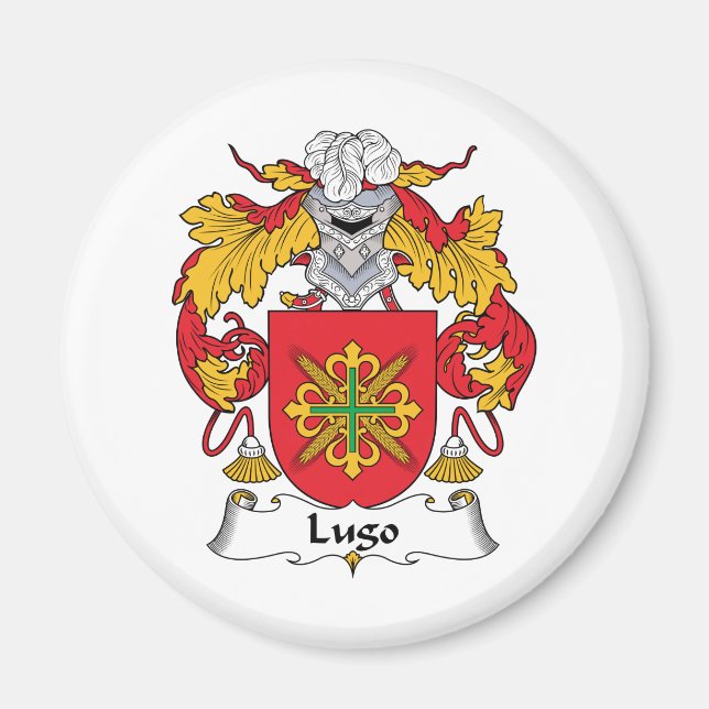 Lugo Family Crest Magnet (Front)