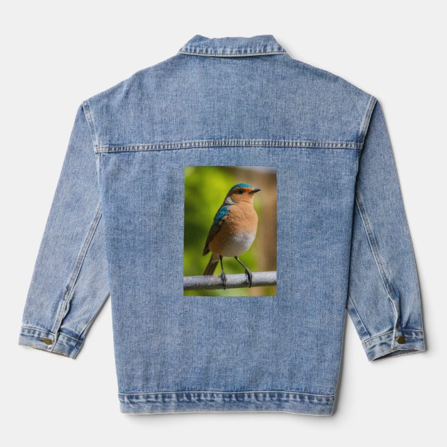 Luh Fit Bird Denim Jacket (Back)