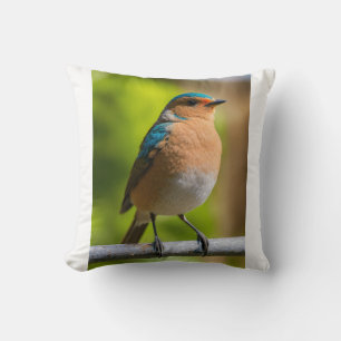 Luh Fit Bird Throw Pillow