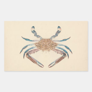 Luigi Balugani - Portunua Pelagicus - Blue Crab Sticker