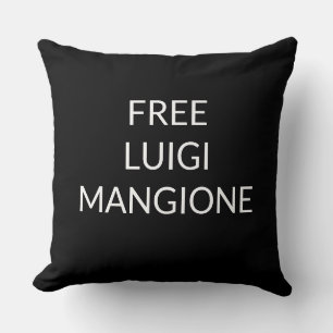 Luigi Mangione Support Message Pillow