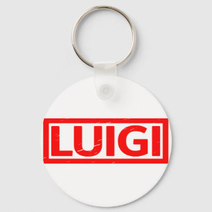 Luigi Stamp Keychain