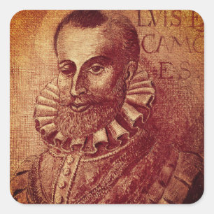 Luís de Camões Square Sticker