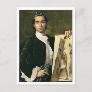 Luis Egidio Melendez Self Portrait Postcard
