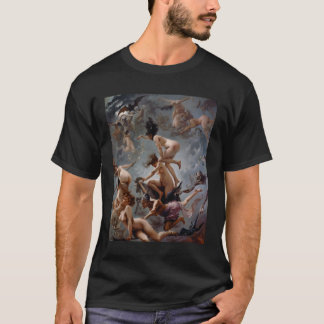 Luis Falero Witches going to their Sabbath Paintin T-Shirt