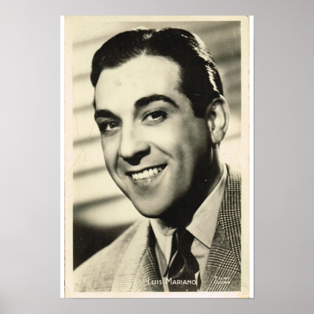 Luis Mariano Poster (Front)