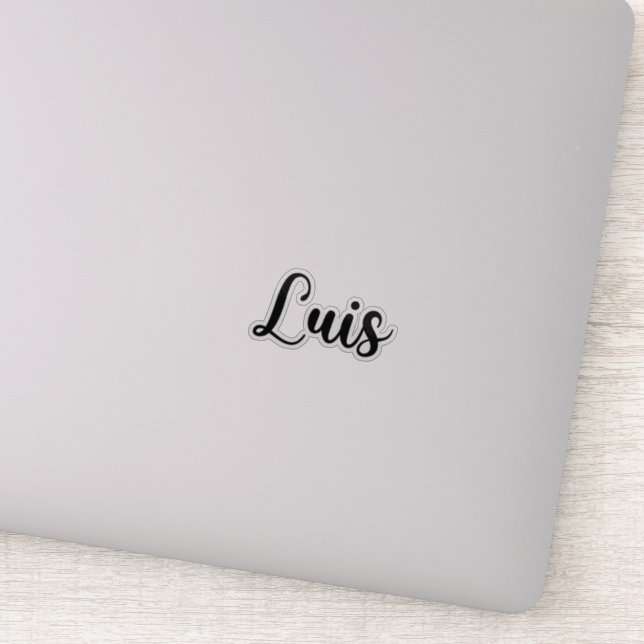 Luis Name - Handwritten Calligraphy (Detail)