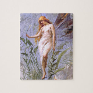 Luis Ricardo Falero: Lily Fairy Jigsaw Puzzle