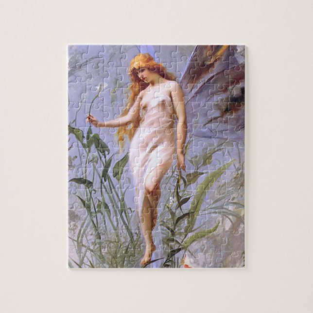 Luis Ricardo Falero: Lily Fairy Jigsaw Puzzle (Vertical)
