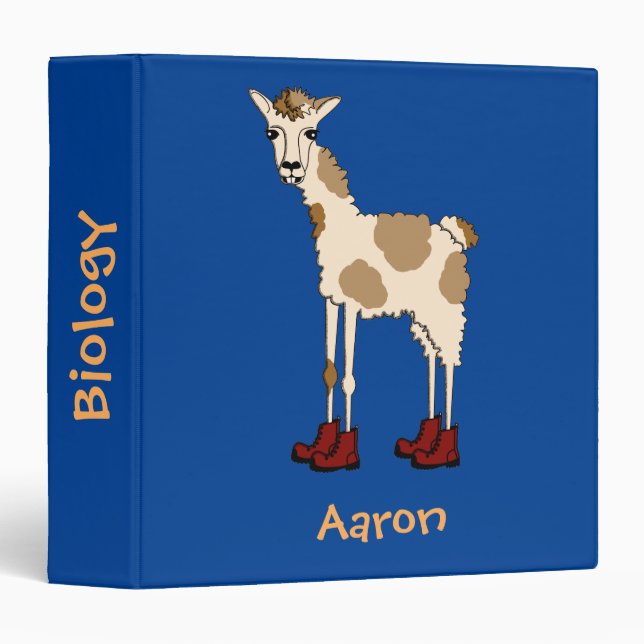Luis the Llama Binder (Front/Spine)