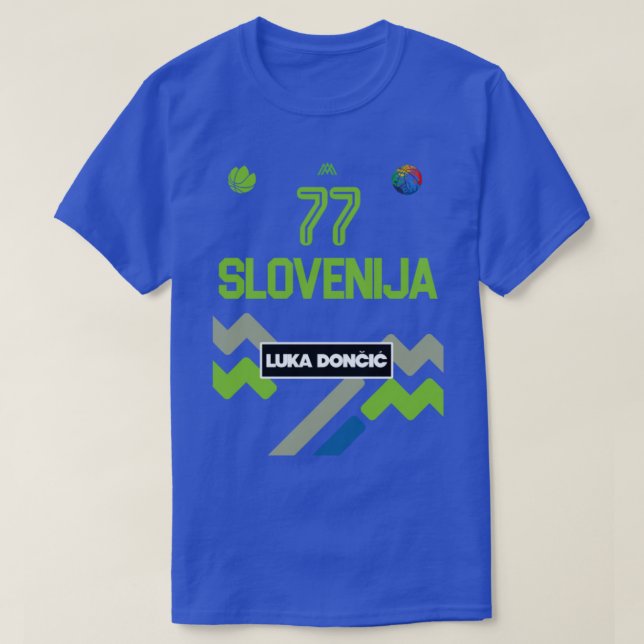 Luka Doncic Slovenia Jersey Fan Design1 T-Shirt (Design Front)
