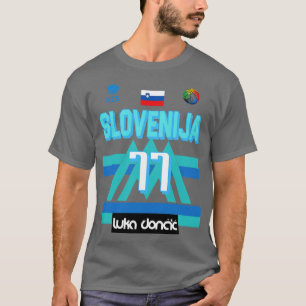 Luka Doncic Slovenija Fan Design 3 T-Shirt