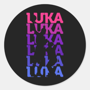 Luka Fan Basketball Sports  Classic Round Sticker