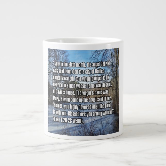 Luke 1:26–28 WEBU Mug (Front)