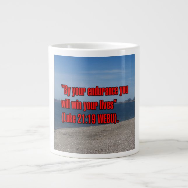 Luke 21:19 WEBU Mug (Front)