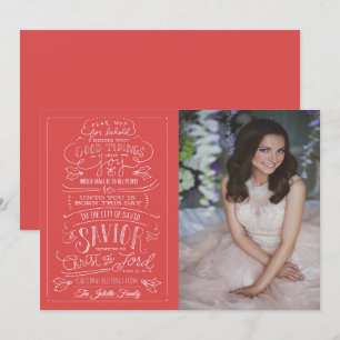 Luke 2-10-11 Passage Christmas Greeting Card