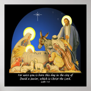 Luke 2:11  poster