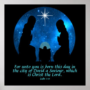 Luke 2:11  poster