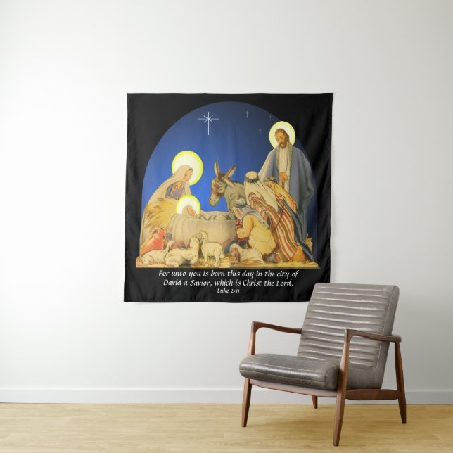 Luke 2:11   tapestry (In Situ)