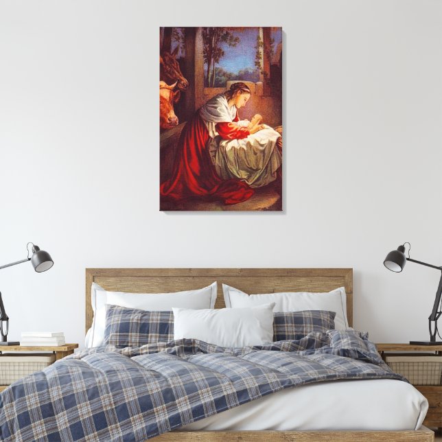 Luke 2:1-7 Jesus is Born in Bethlehem Canvas (Insitu(Bedroom))