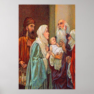 Luke 2:36-38 Anna Gives Thanks poster