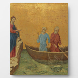 Luke 5:4 Shepherd Jesus Christ Blessing Faith Art Plaque