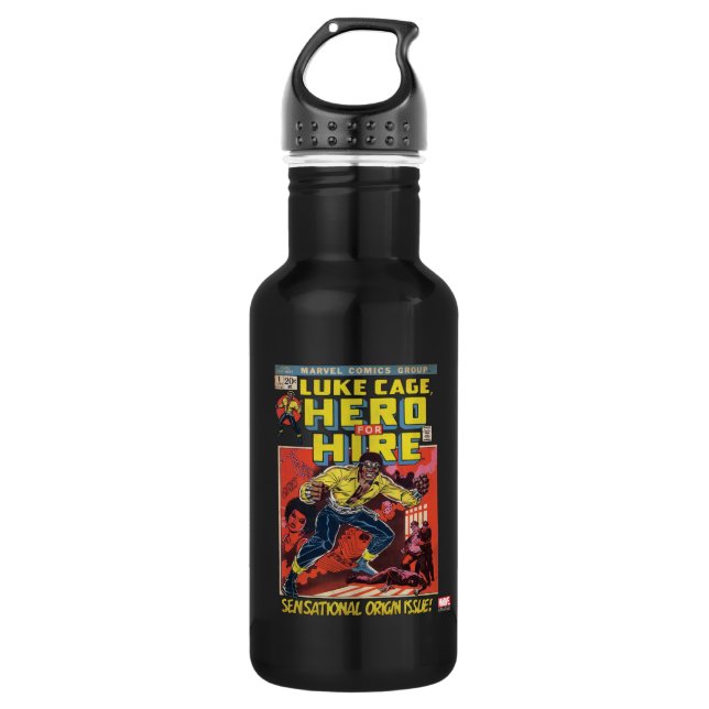 Luke Cage Comic #1 532 Ml Water Bottle (Front)