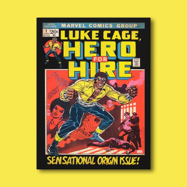 Luke Cage Comic #1 Canvas Print (Creator Uploaded)