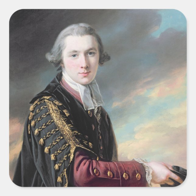 Luke Gardiner Square Sticker (Front)