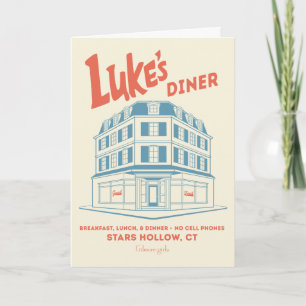 Luke’s Diner Stars Hollow Design Card
