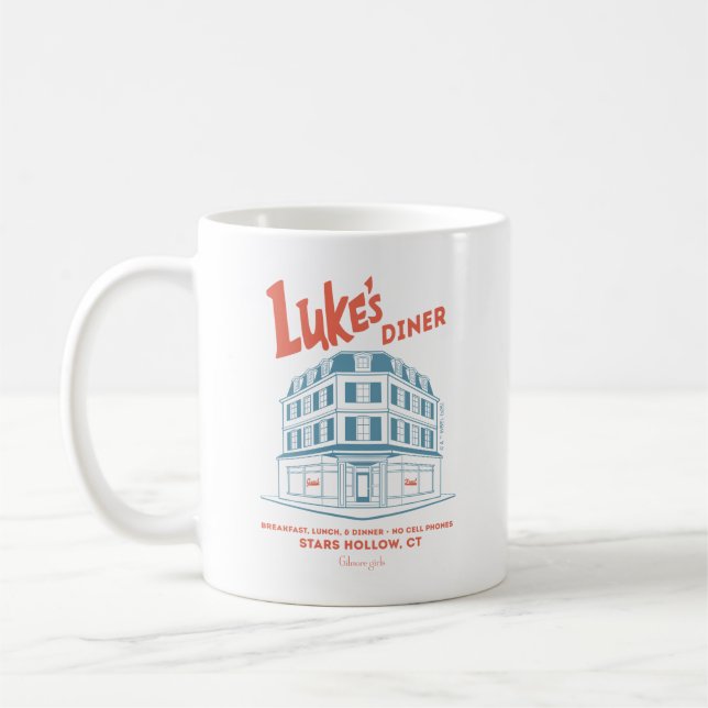 Luke’s Diner Stars Hollow Design Coffee Mug (Left)