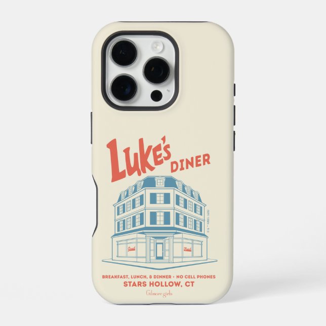 Luke’s Diner Stars Hollow Design iPhone Case (Back)