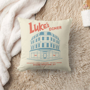Luke’s Diner Stars Hollow Design Throw Pillow